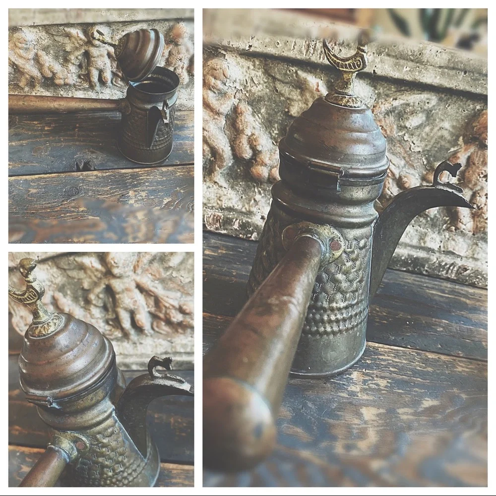 Middle Eastern Turkish Brass Coffee Pot
